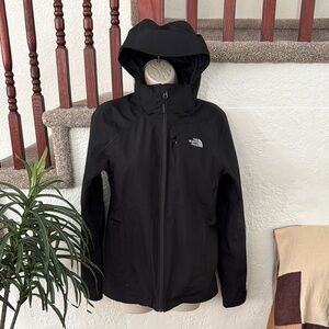 The North Face Women’s Black Dryvent Removable Hoodie Jacket Double zip XS EUC
